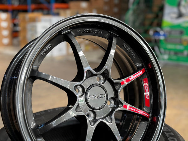 New 15X6.5 ET40 AOW Flow Formed CE28CR Rim (4 wheel) Gloss Gunmetal 4X100