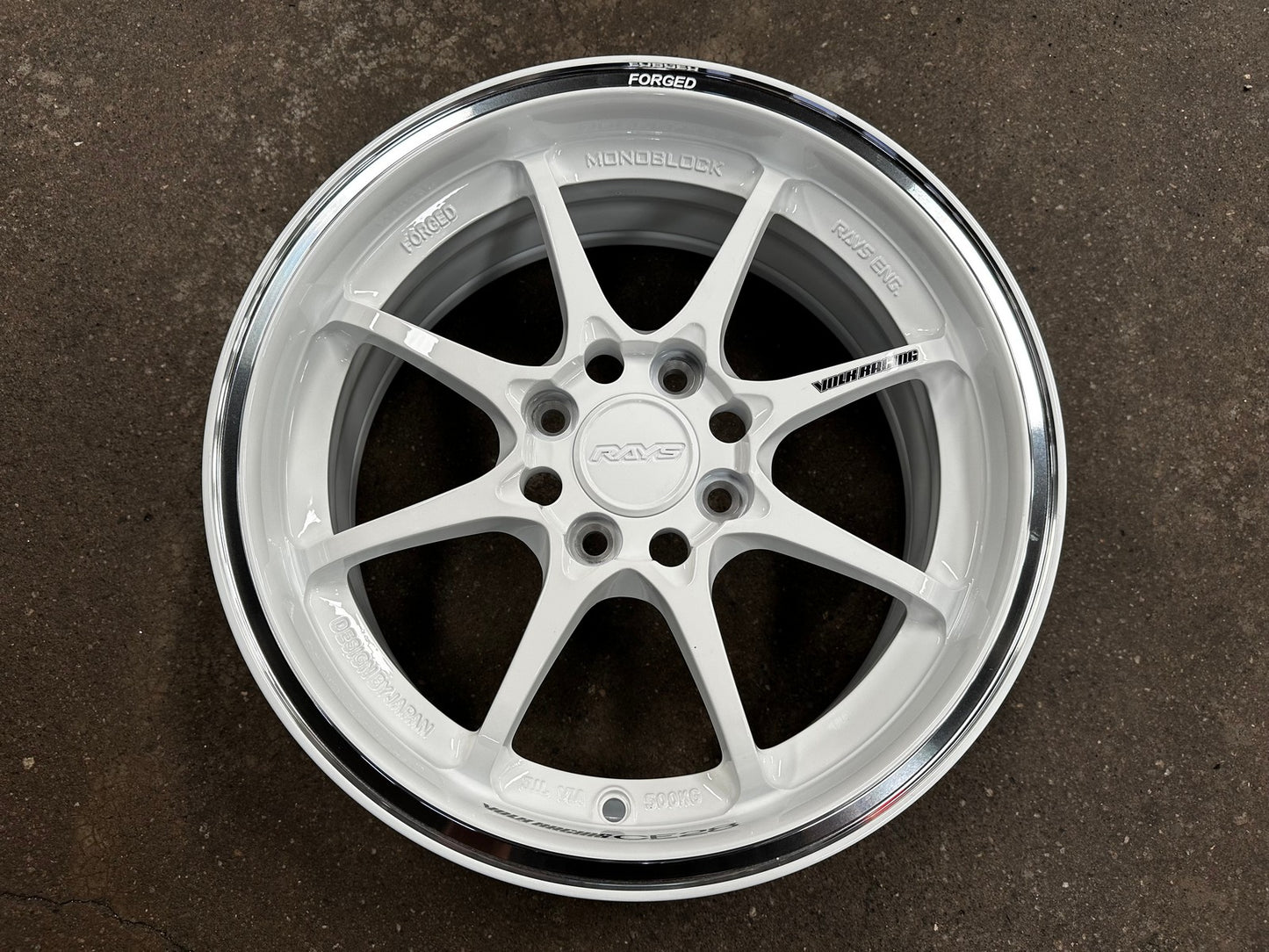 New 15X6.5 ET40 AOW Flow Formed CE28CR Rim (4 wheel) Gloss White 4X100