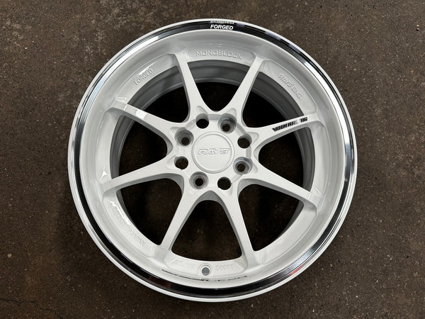 New 15X6.5 ET40 AOW Flow Formed CE28CR Rim (4 wheel) Gloss White 4X100