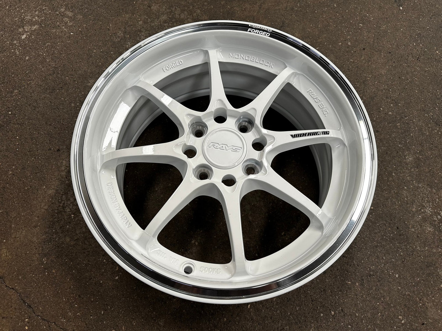 New 15X6.5 ET40 AOW Flow Formed CE28CR Rim (4 wheel) Gloss White 4X100