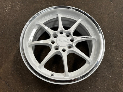 New 15X6.5 ET40 AOW Flow Formed CE28CR Rim (4 wheel) Gloss White 4X100