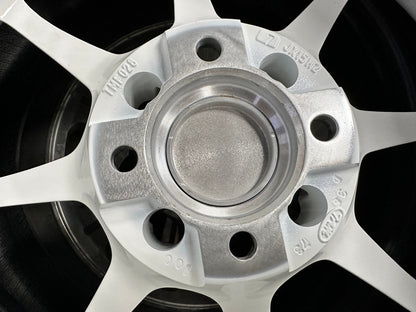 New 15X7 ET35 AOW Flow Formed CE28CR Rim (4 wheel) Gloss White 4X100