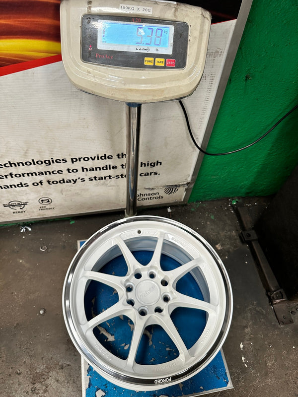 New 15X7 ET35 AOW Flow Formed CE28CR Rim (4 wheel) Gloss White 4X100