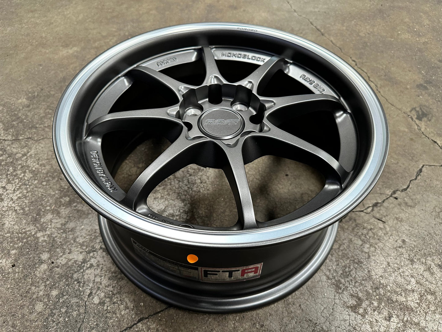 New 15X7 ET35 AOW Flow Formed CE28CR Rim (4 wheel) Matt Gunmetal 4X100