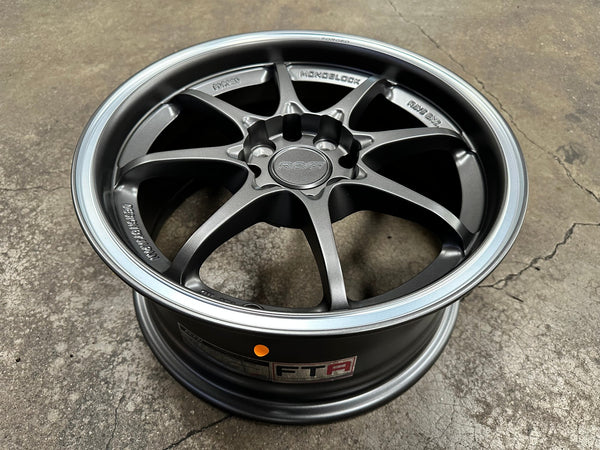 New 15X7 ET35 AOW Flow Formed CE28CR Rim (4 wheel) Matt Gunmetal 4X100