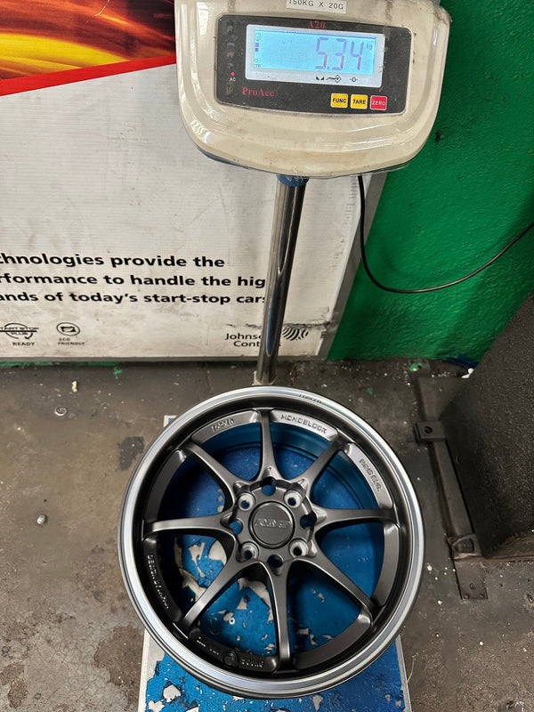 New 15X7 ET35 AOW Flow Formed CE28CR Rim (4 wheel) Matt Gunmetal 4X100