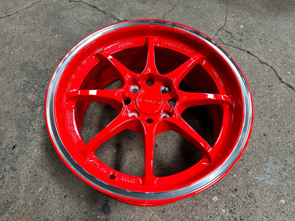 New 15X7 ET35 AOW Flow Formed CE28CR Rim (4 wheel) Gloss Red 4X100