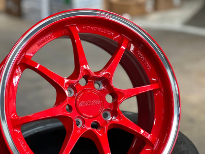 New 15X7 ET35 AOW Flow Formed CE28CR Rim (4 wheel) Gloss Red 4X100