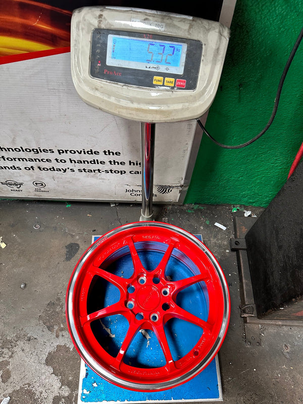 New 15X7 ET35 AOW Flow Formed CE28CR Rim (4 wheel) Gloss Red 4X100