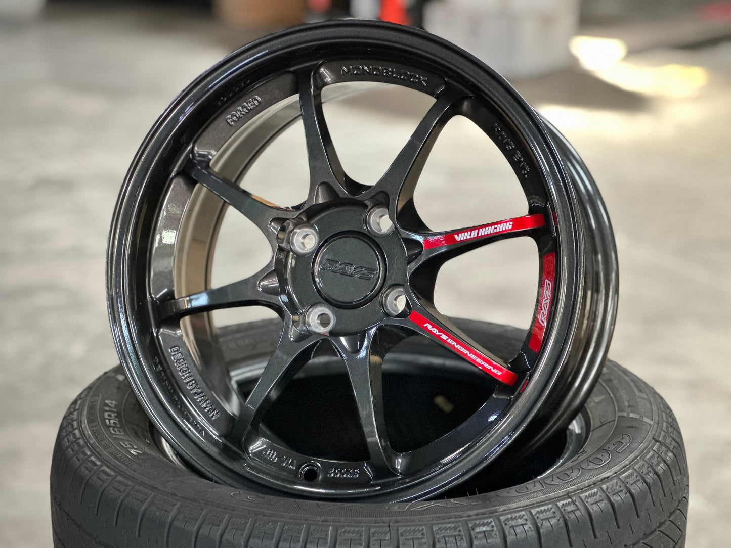 New 15X7 ET35 AOW Flow Formed CE28CR Rim (4 wheel) Gloss Gunmetal 4X100