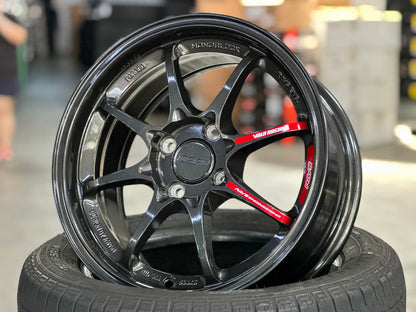 New 15X7 ET35 AOW Flow Formed CE28CR Rim (4 wheel) Gloss Gunmetal 4X100