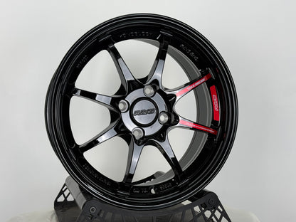 New 15X7 ET35 AOW CE28 CR Rim (4 wheel) Gloss Black 4X100