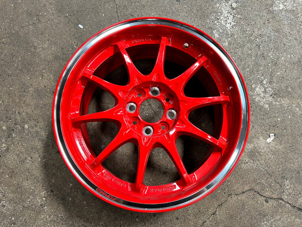 New 16X7 ET40 AOW Flow Formed CE28CR Rim (4 wheel) Gloss Red 4X100