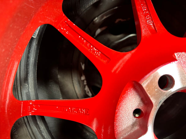 New 16X7 ET40 AOW Flow Formed CE28CR Rim (4 wheel) Gloss Red 4X100