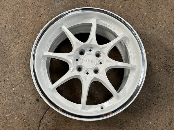New 16X7 ET40 AOW Flow Formed CE28CR Rim (4 wheel) Gloss White 4X100