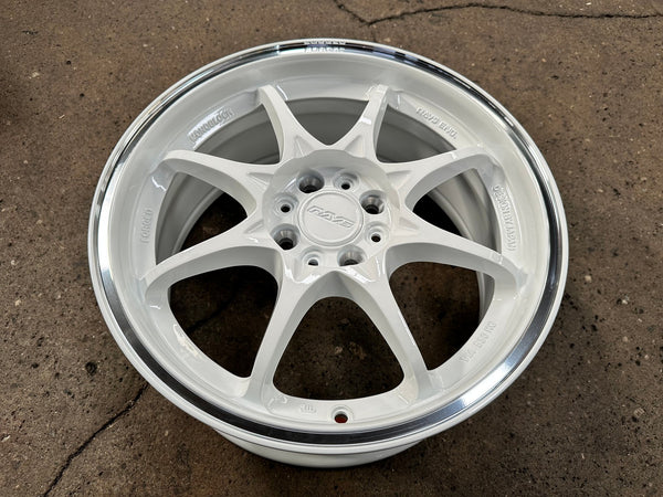 New 16X7 ET40 AOW Flow Formed CE28CR Rim (4 wheel) Gloss White 4X100