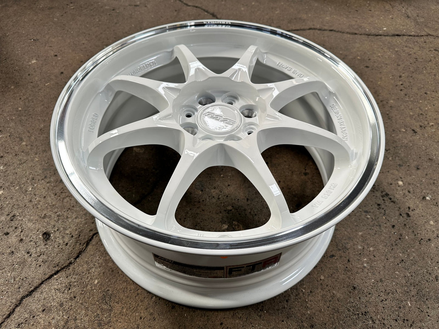 New 16X7 ET40 AOW Flow Formed CE28CR Rim (4 wheel) Gloss White 4X100