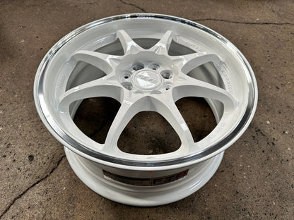 New 16X7 ET40 AOW Flow Formed CE28CR Rim (4 wheel) Gloss White 4X100