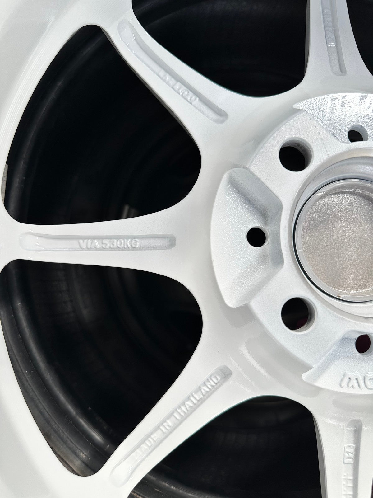 New 16X7 ET40 AOW Flow Formed CE28CR Rim (4 wheel) Gloss White 4X100