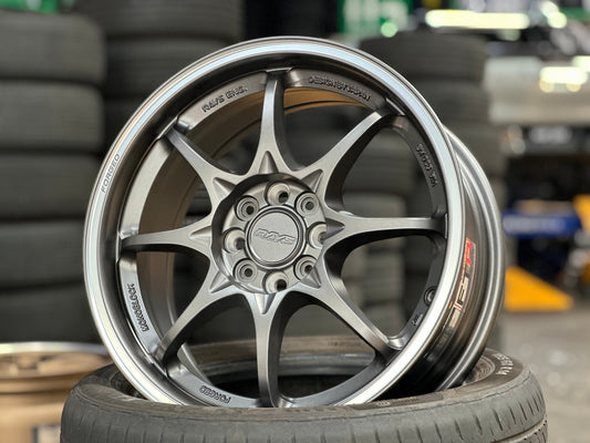 New 16X7 ET40 AOW Flow Formed CE28CR Rim (4 wheel) Matt Gunmetal 4X100