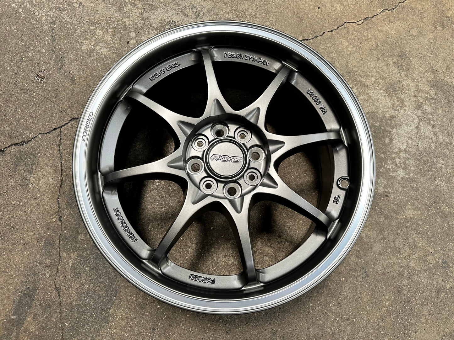 New 16X7 ET40 AOW Flow Formed CE28CR Rim (4 wheel) Matt Gunmetal 4X100