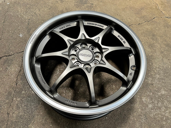 New 16X7 ET40 AOW Flow Formed CE28CR Rim (4 wheel) Matt Gunmetal 4X100