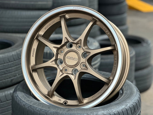 New 16X7 ET40 AOW Flow Formed CE28CR Rim (4 wheel) Matt Bronze 4X114.3