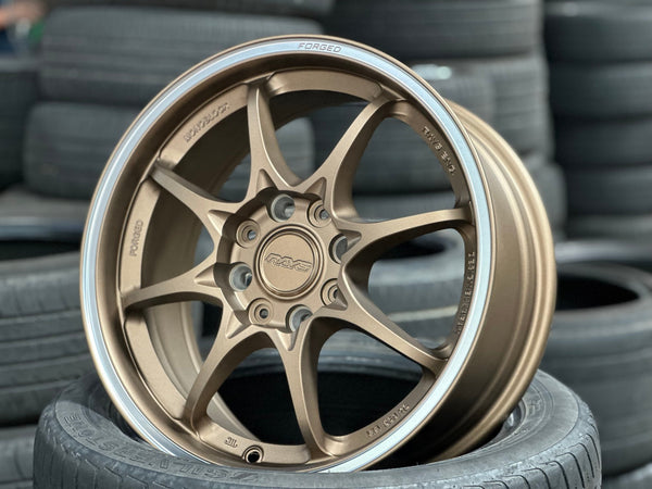 New 16X7 ET40 AOW Flow Formed CE28CR Rim (4 wheel) Matt Bronze 4X114.3