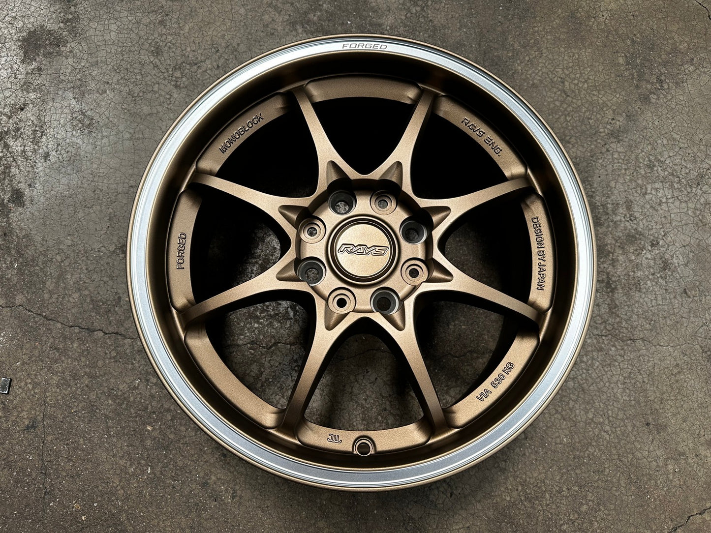 New 16X7 ET40 AOW Flow Formed CE28CR Rim (4 wheel) Matt Bronze 4X114.3