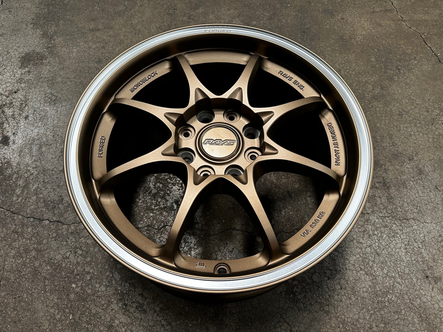 New 16X7 ET40 AOW Flow Formed CE28CR Rim (4 wheel) Matt Bronze 4X114.3