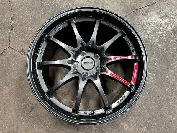 New 18X9 ET40 AOW Flow Formed CE28CR Rim (4 wheel) Gloss Gunmetal 5X112