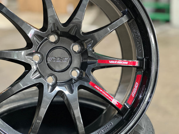 New 18X9 ET40 AOW Flow Formed CE28CR Rim (4 wheel) Gloss Gunmetal 5X114.3