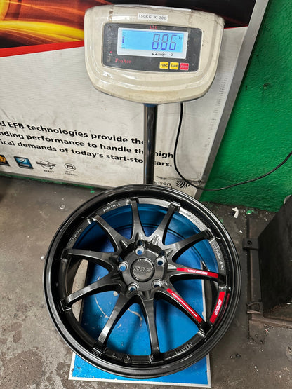 New 18X9 ET40 AOW Flow Formed CE28CR Rim (4 wheel) Gloss Gunmetal 5X114.3