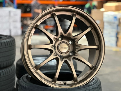 New 18X9.5 ET44 AOW Flow Formed CE28 Rim (4 wheel) Matt Bronze 5X120