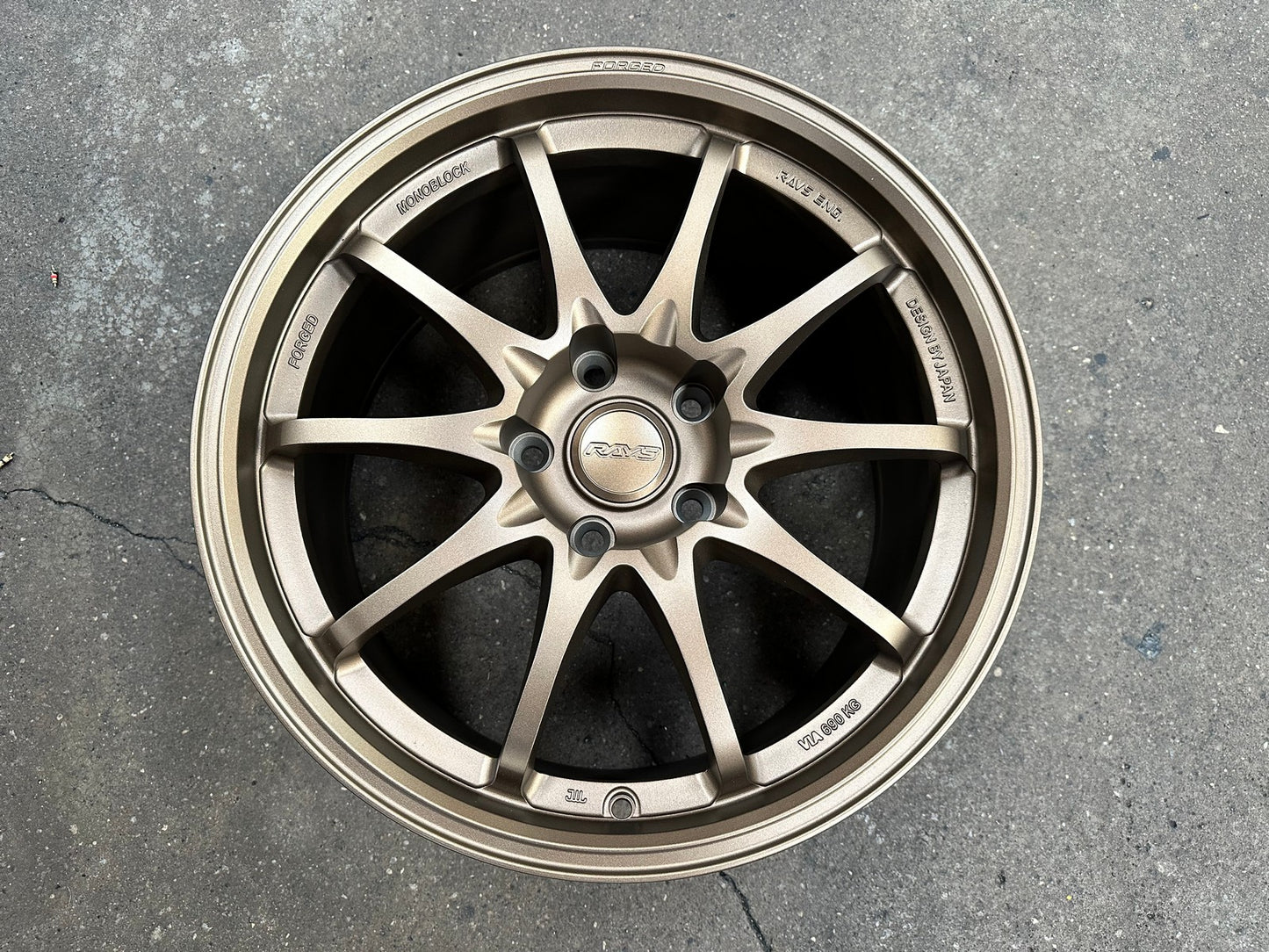 New 18X9.5 ET44 AOW Flow Formed CE28 Rim (4 wheel) Matt Bronze 5X120