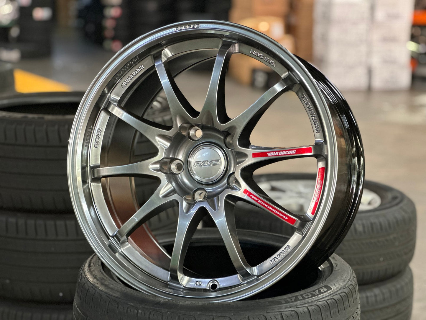 New 18X9.5 ET44 AOW Flow Formed CE28 Rim (4 wheel) Gloss Gunmetal 5X120