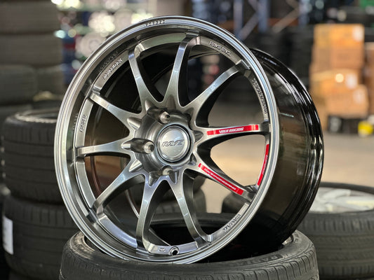 New 18X9.5 ET44 AOW Flow Formed CE28 Rim (4 wheel) Gloss Gunmetal 5X120