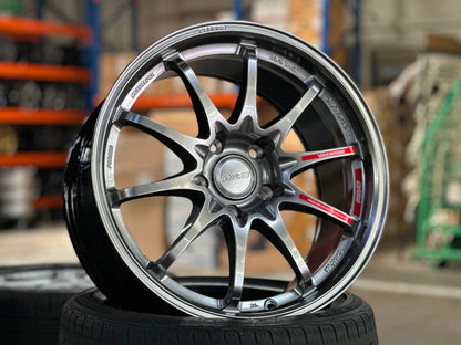 New 18X9.5 ET44 AOW Flow Formed CE28 Rim (4 wheel) Gloss Gunmetal 5X120