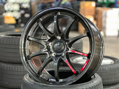 New 18X9.5 ET44 AOW Flow Formed CE28 Rim (4 wheel) Dark Gunmetal 5X120