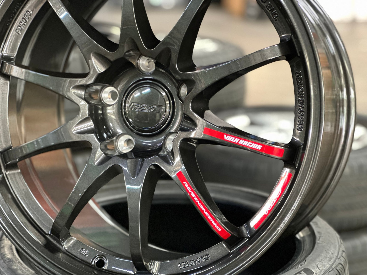 New 18X9.5 ET44 AOW Flow Formed CE28 Rim (4 wheel) Dark Gunmetal 5X120