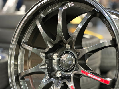 New 18X9.5 ET44 AOW Flow Formed CE28 Rim (4 wheel) Dark Gunmetal 5X120