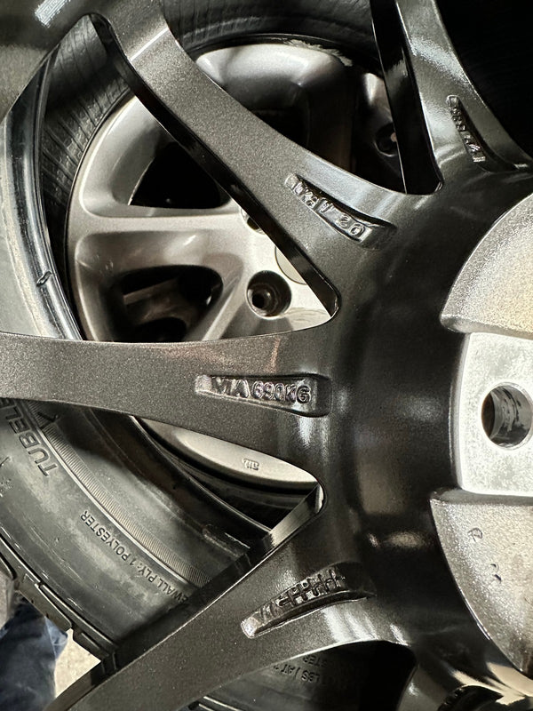 New 18X9.5 ET44 AOW Flow Formed CE28 Rim (4 wheel) Dark Gunmetal 5X120