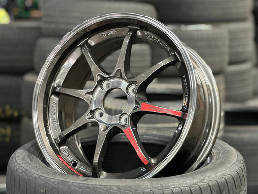 New 15X6.5 ET40 AOW Flow Formed CE28SLRim (4 wheel) Gloss Gunmetal 4X100