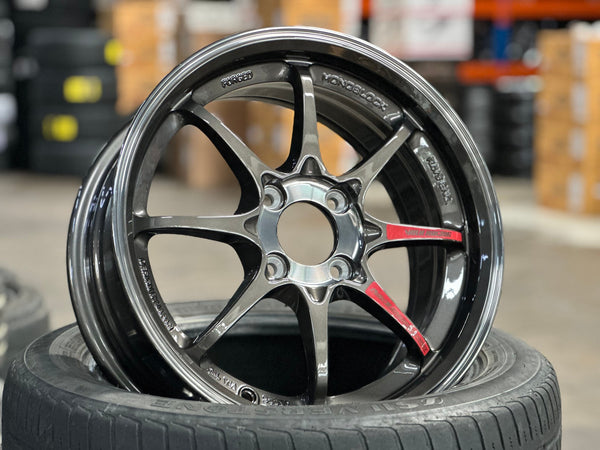 New 15X6.5 ET40 AOW Flow Formed CE28SLRim (4 wheel) Gloss Gunmetal 4X100