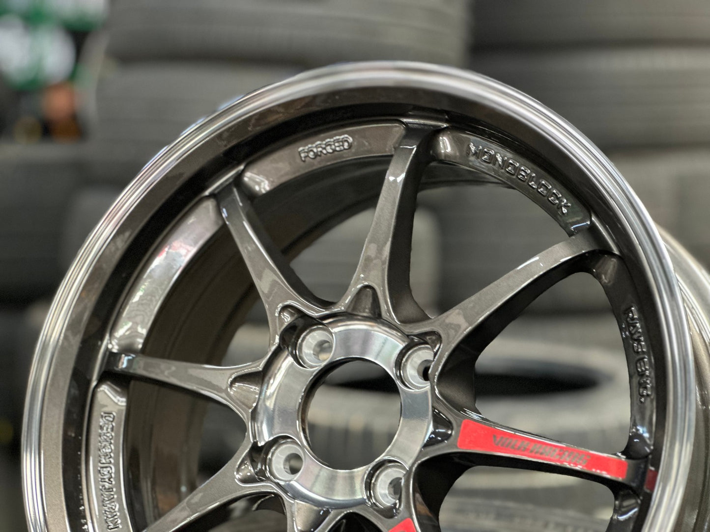 New 15X6.5 ET40 AOW Flow Formed CE28SLRim (4 wheel) Gloss Gunmetal 4X100