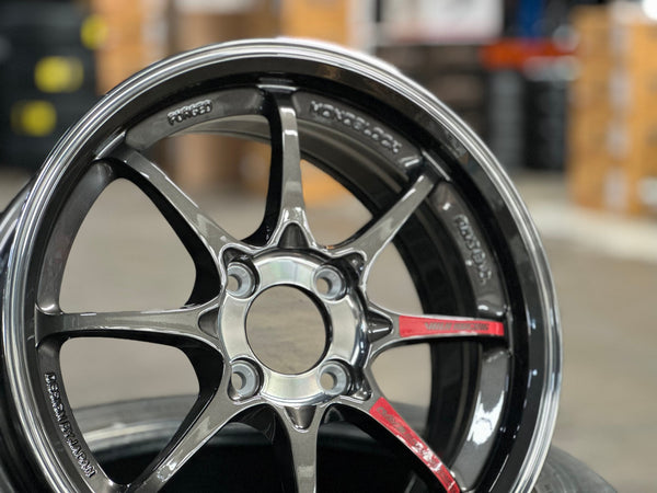 New 15X6.5 ET40 AOW Flow Formed CE28SLRim (4 wheel) Gloss Gunmetal 4X100