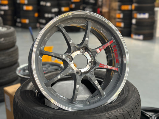 New 15X7 ET35 AOW CE28 SL Rim (4 wheel) Arms Grey 4X100