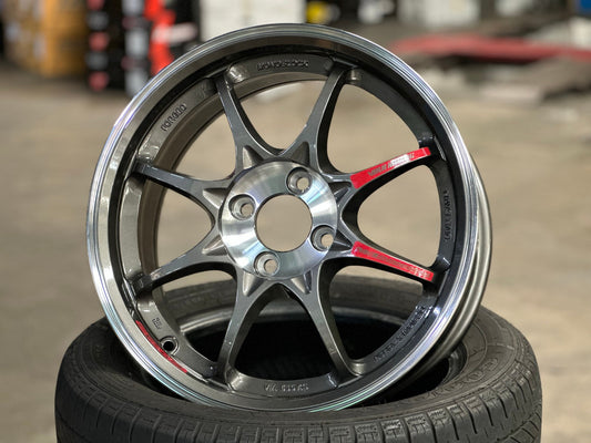 New 16X7 ET40 AOW Flow Formed CE28SLRim (4 wheel) Gloss Gunmetal 4X100