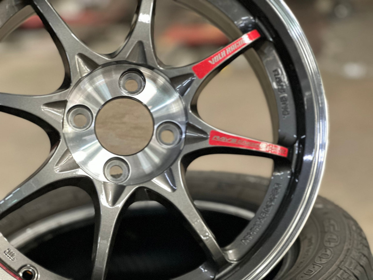 New 16X7 ET40 AOW Flow Formed CE28SLRim (4 wheel) Gloss Gunmetal 4X100