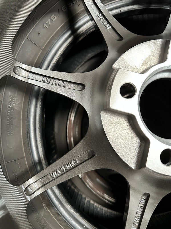 New 16X7 ET40 AOW Flow Formed CE28SLRim (4 wheel) Gloss Gunmetal 4X100